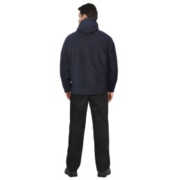 Куртка флисовая СИРИУС-ТЕХНО синяя (флис дублированный)