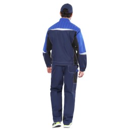 Куртка "Фаворит-Мега": т.синий с черным и васил.