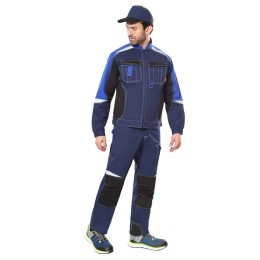 Куртка "Фаворит-Мега": т.синий с черным и васил.