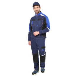 Куртка "Фаворит-Мега": т.синий с черным и васил.