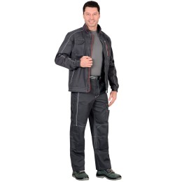 Куртка "СИРИУС-АЛЕКС" летняя мужская т-серая 