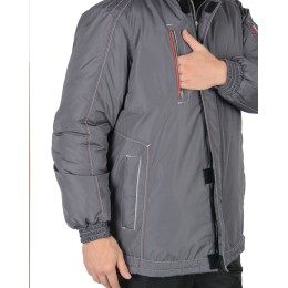 Куртка "СИРИУС Алекс" зимняя мужская цвет т.серый 