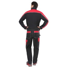 Куртка СИРИУС-АГАТ черный с красным 