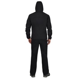 Куртка СИРИУС-АЗОВ с капюшоном черный софтшелл