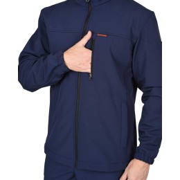 Куртка СИРИУС-АЗОВ синий софтшелл 