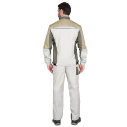 Куртка СИРИУС-КАСПИЙ молочная с оливой и песочным и СОП