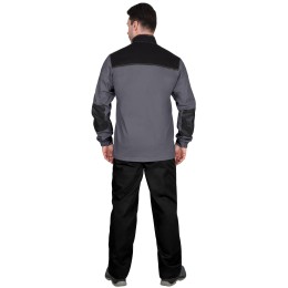 Куртка СИРИУС-МАНХЕТТЕН удлен. т.серый с оранж. и черным