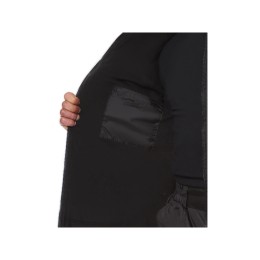 Куртка СИРИУС-ПРАГА-Люкс удлиненная с капюшоном, черный