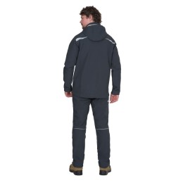 Куртка СИРИУС-СПЕЙС софтшелл сине-серая