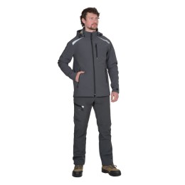 Куртка СИРИУС-СПЕЙС софтшелл т.серая