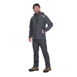 Куртка СИРИУС-СПЕЙС софтшелл т.серая