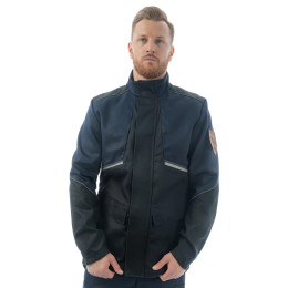 Куртка сварщика 1 класса Brodeks FS 28-01, т.синий/черный