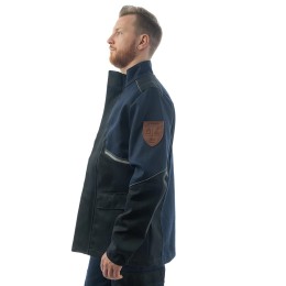 Куртка сварщика 1 класса Brodeks FS 28-01, т.синий/черный