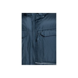 LEON утепленная куртка с капюшоном темно-синяя