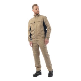 Летние брюки Brodeks KS 301, бежевый