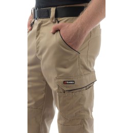 Летние брюки Brodeks KS 301, бежевый