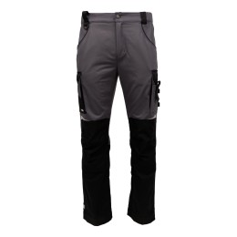 Летние брюки Brodeks KS 302 C, графит серый/черный