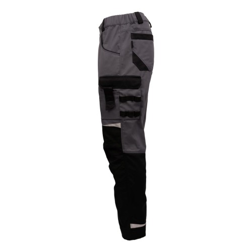 Летние брюки Brodeks KS 302 C, графит серый/черный