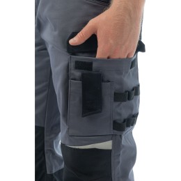 Летние брюки Brodeks KS 302 C, графит серый/черный