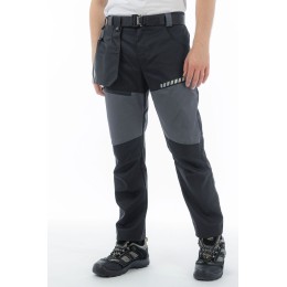 Летние брюки Brodeks KS 334, серый/черный