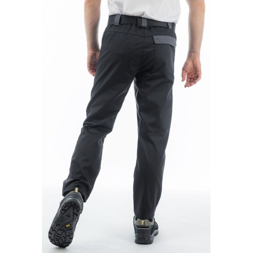 Летние брюки Brodeks KS 334, серый/черный