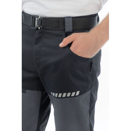 Летние брюки Brodeks KS 334, серый/черный