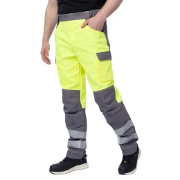 Летние мультизащитные брюки Brodeks MS 38-61, желтый/серый