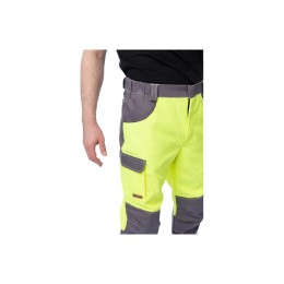 Летние мультизащитные брюки Brodeks MS 38-61, желтый/серый