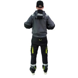 Летний комбинезон Brodeks KS 503, серый/черный