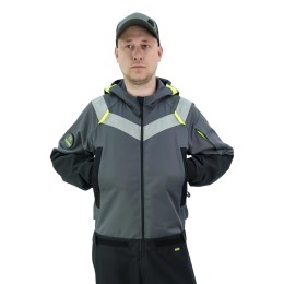 Летний комбинезон Brodeks KS 503, серый/черный