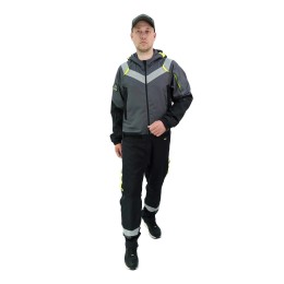 Летний комбинезон Brodeks KS 503, серый/черный