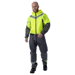 Летний комбинезон Brodeks KS 503, желтый/серый