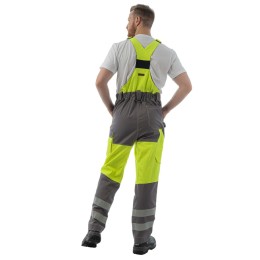 Летний мультизащитный полукомбинезон Brodeks MS 48-61, желтый/серый