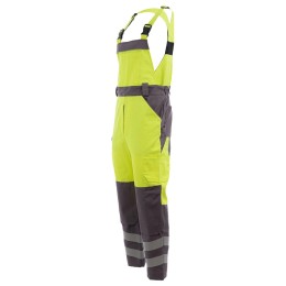 Летний мультизащитный полукомбинезон Brodeks MS 48-61, желтый/серый