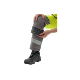 Летний мультизащитный полукомбинезон Brodeks MS 48-61, желтый/серый