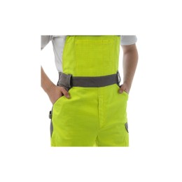 Летний мультизащитный полукомбинезон Brodeks MS 48-61, желтый/серый