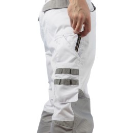 Летний полукомбинезон Brodeks KS 402,белый/серый