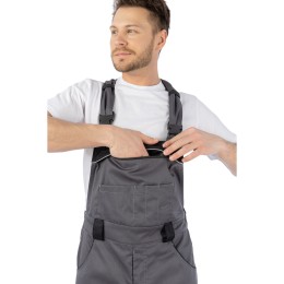 Летний полукомбинезон Brodeks KS 402, серый/черный