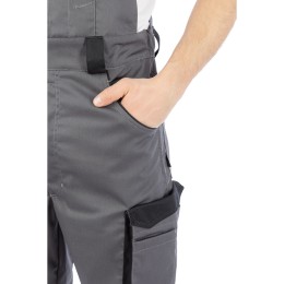 Летний полукомбинезон Brodeks KS 402, серый/черный