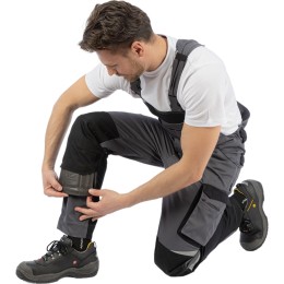 Летний полукомбинезон Brodeks KS 402, серый/черный