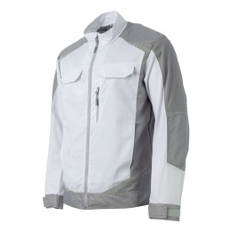 Летняя куртка Brodeks KS 202, белый/серый