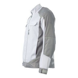 Летняя куртка Brodeks KS 202, белый/серый