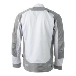 Летняя куртка Brodeks KS 202, белый/серый