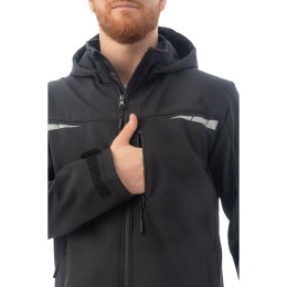 Летняя куртка-софтшелл Brodeks KS 207, чёрный