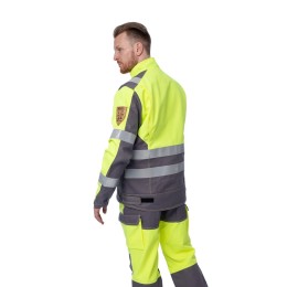 Летняя мультизащитная куртка Brodeks MS 28-61, желтый/серый