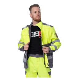 Летняя мультизащитная куртка Brodeks MS 28-61, желтый/серый
