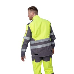 Летняя мультизащитная куртка Brodeks MS 28-61, желтый/серый