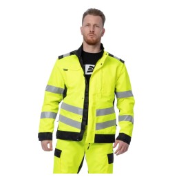 Летняя сигнальная куртка Brodeks KS 225, желтый/черный
