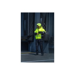 MILA утепленная сигнальная куртка желтая