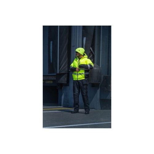 MILA утепленная сигнальная куртка желтая